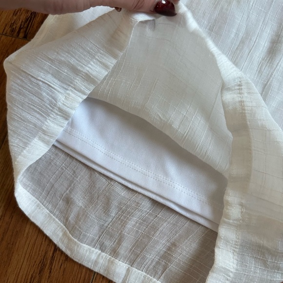 Wide leg flowy white pants - Picture 4 of 14